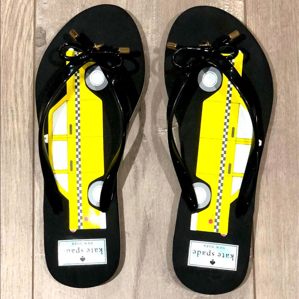 Kate Spade Flip Flops size 7-8